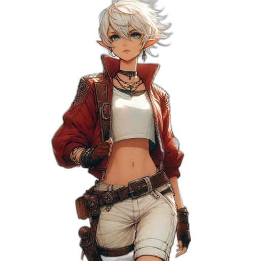 jacket, staff, weapon, sword transparent PNG cut-out
