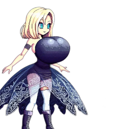 dress, weapon, sword, fantasy art transparent PNG cut-out