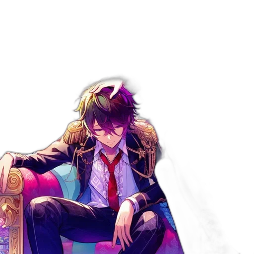 crown, staff, sword, jacket transparent PNG cut-out