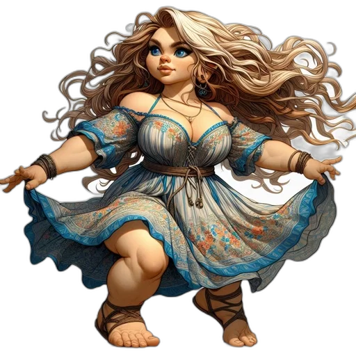 dress, fantasy art, concept art, 3d render transparent PNG cut-out