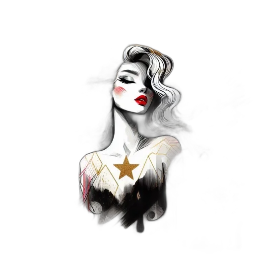 mask, comic book art, fantasy art, concept art transparent PNG cut-out