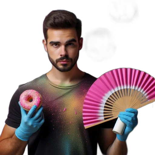umbrella, staff, weapon, hair transparent PNG cut-out