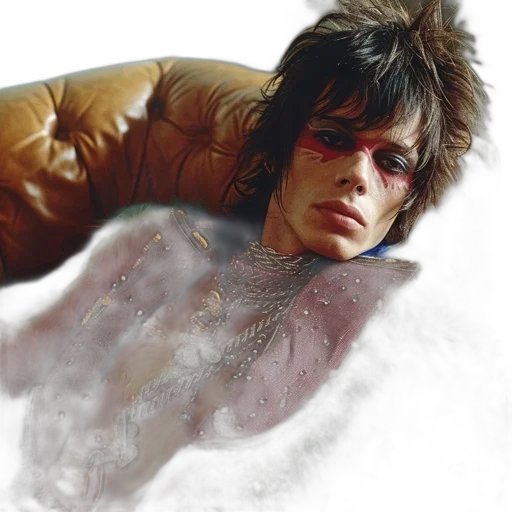 jacket, creature, face, photorealistic transparent PNG cut-out