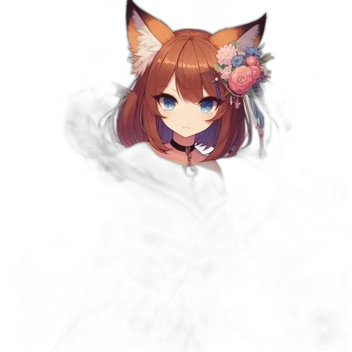 flower, mask, staff, face transparent PNG cut-out