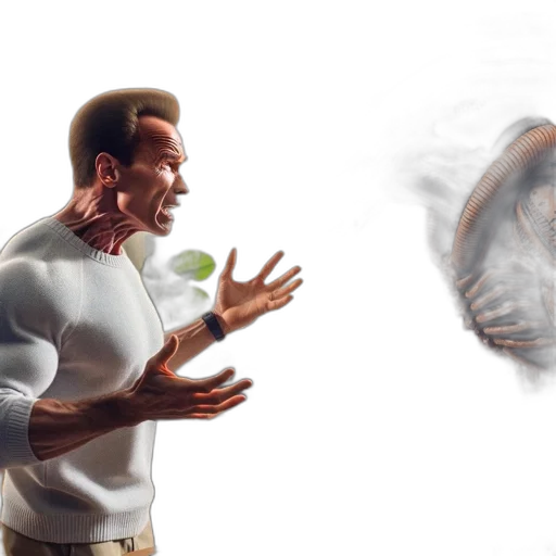 creature, concept art, 3d render, comic book art transparent PNG cut-out