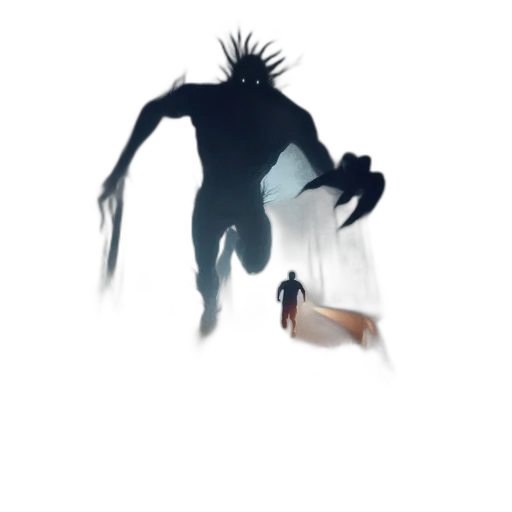 creature, staff, hair, animal transparent PNG cut-out
