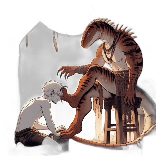 dragon, creature, animal, concept art transparent PNG cut-out