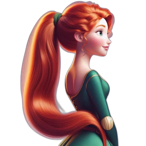dress, crown, face, hair transparent PNG cut-out