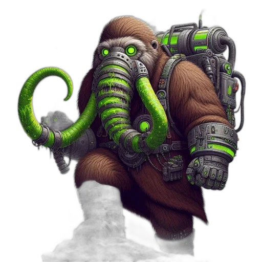 creature, staff, animal, concept art transparent PNG cut-out