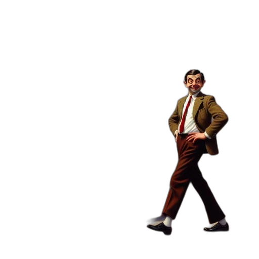 staff, jacket, shoes, 3d render transparent PNG cut-out