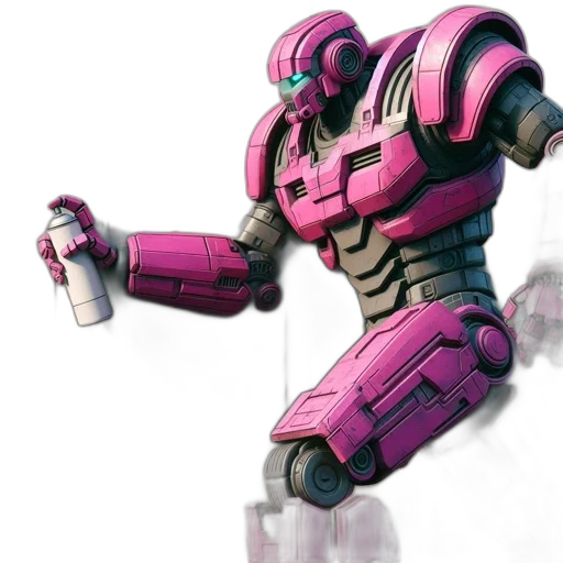 robot, weapon, creature, staff transparent PNG cut-out