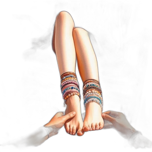 jewelry, shoes, dress, photorealistic transparent PNG cut-out