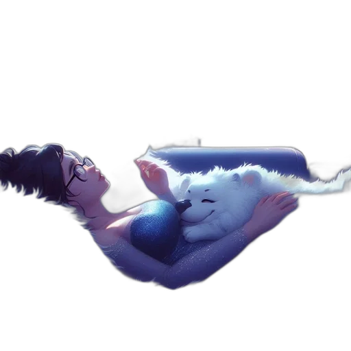 staff, creature, hair, dragon transparent PNG cut-out