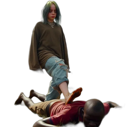 jacket, creature, weapon, shoes transparent PNG cut-out