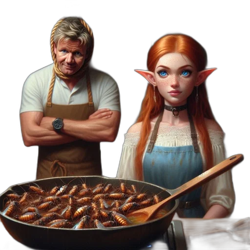 food, staff, fantasy art, concept art transparent PNG cut-out