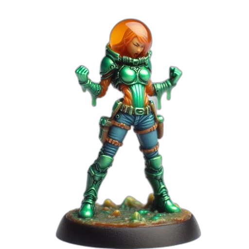 concept art, outer space, miniature, figurine transparent PNG cut-out