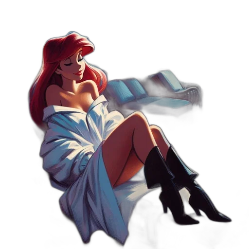dress, robot, concept art, pixel art transparent PNG cut-out