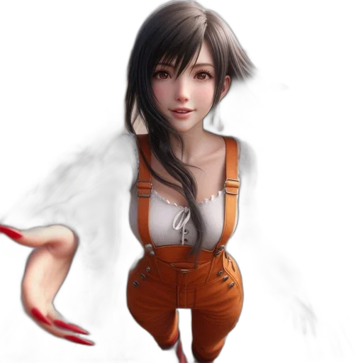 staff, face, dress, fantasy art transparent PNG cut-out