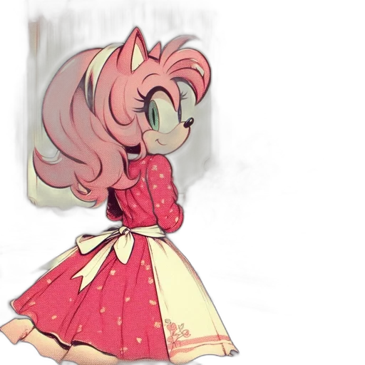 dress, staff, jacket, flower transparent PNG cut-out