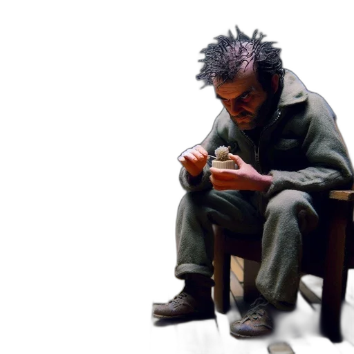 jacket, food, concept art, 3d render transparent PNG cut-out