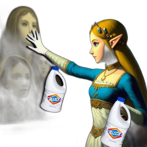 mask, bottle, dress, concept art transparent PNG cut-out