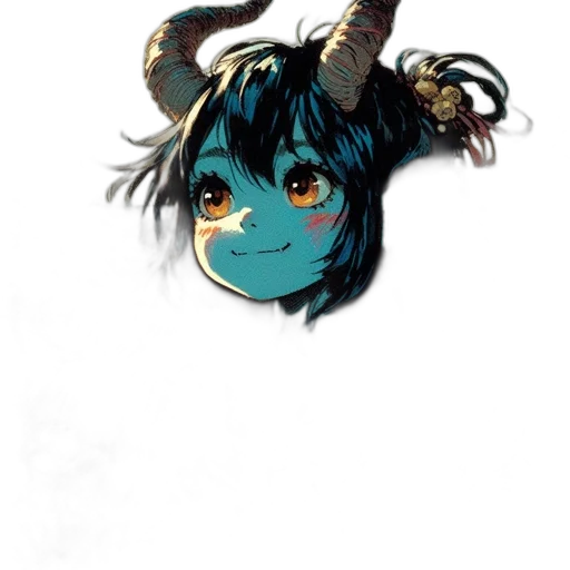 dragon, mask, creature, staff transparent PNG cut-out