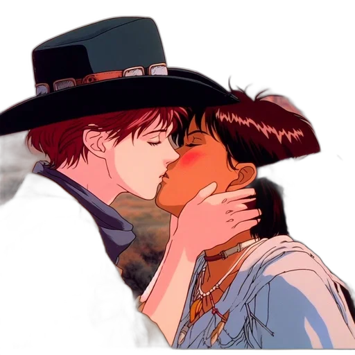 hat, anime, pixel art, watercolor transparent PNG cut-out