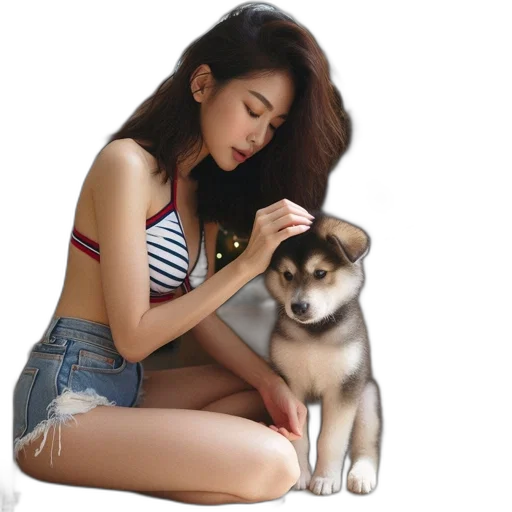 animal, photorealistic, oil painting, watercolor transparent PNG cut-out