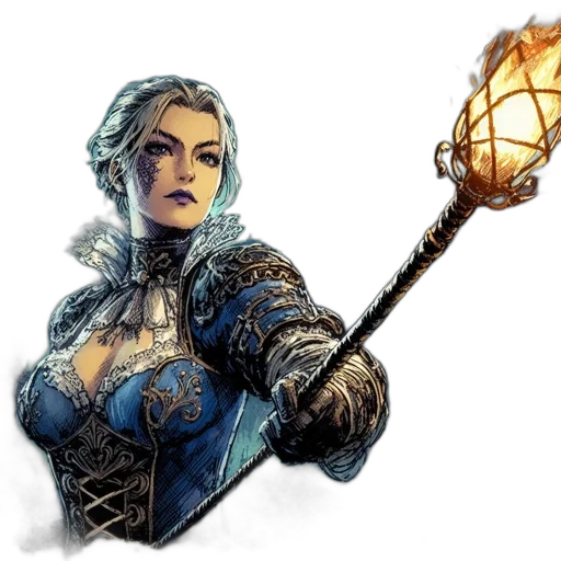 staff, sword, weapon, fantasy art transparent PNG cut-out