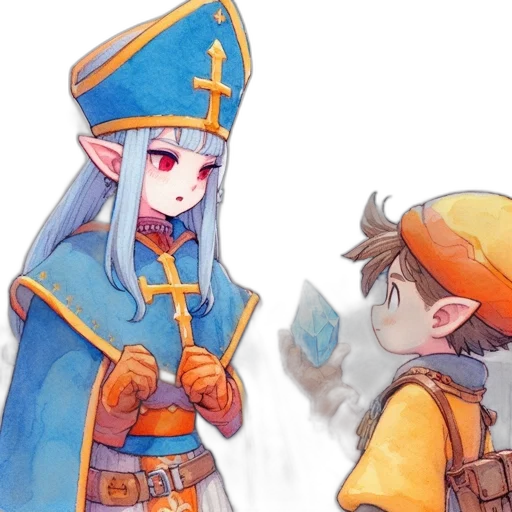 staff, sword, weapon, hat transparent PNG cut-out