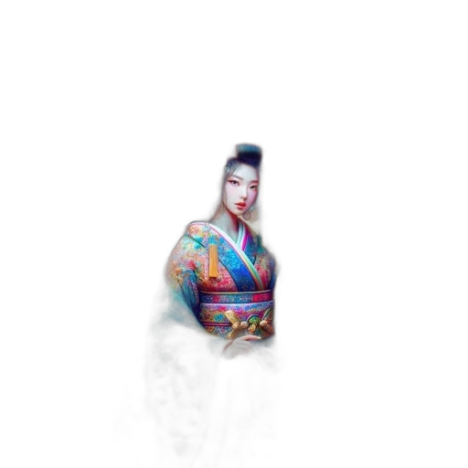 staff, dragon, dress, face transparent PNG cut-out