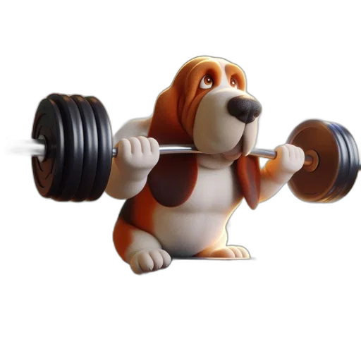 animal, weapon, 3d render, animated transparent PNG cut-out