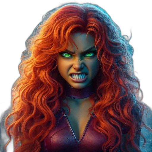 face, mask, hair, comic book art transparent PNG cut-out