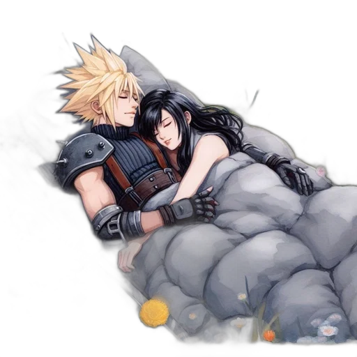 watercolor, pixel art, concept art, fantasy art transparent PNG cut-out