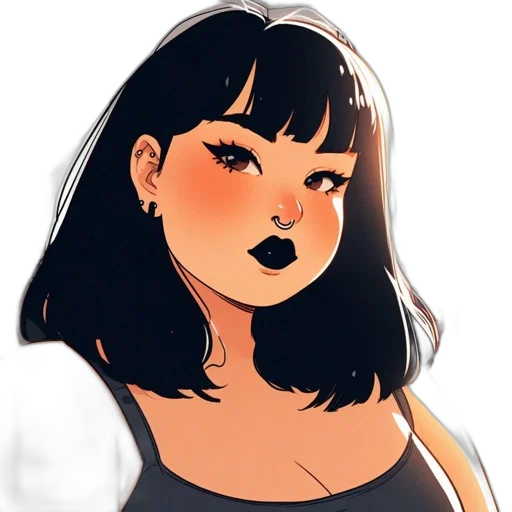 dress, face, hair, creature transparent PNG cut-out
