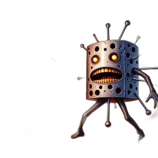 robot, mask, creature, animal transparent PNG cut-out