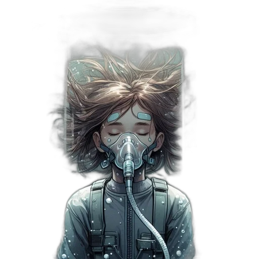 mask, face, jacket, robot transparent PNG cut-out
