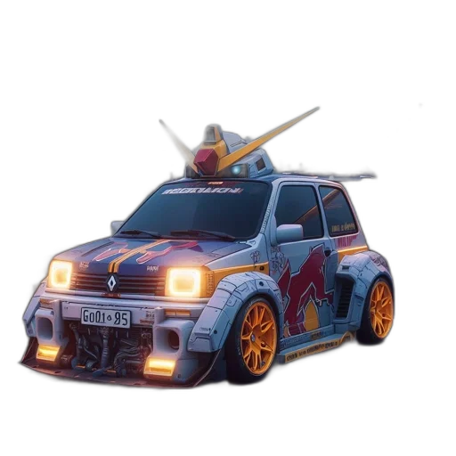 car, weapon, dragon, concept art transparent PNG cut-out