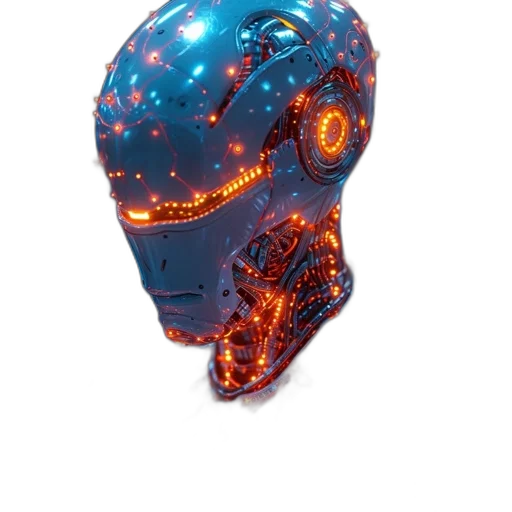 robot, mask, jewelry, face transparent PNG cut-out