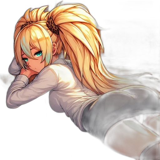 hair, sword, dragon, weapon transparent PNG cut-out