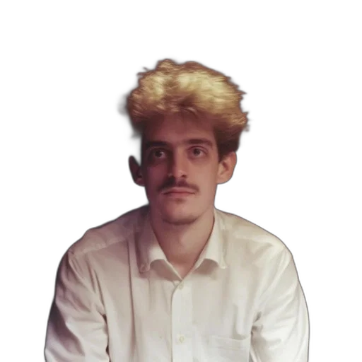 staff, hair, face, creature transparent PNG cut-out