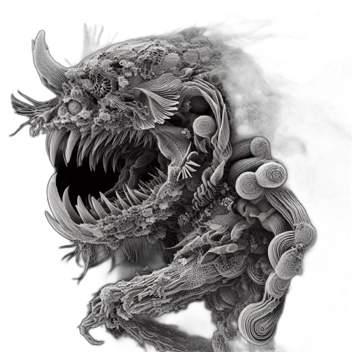 dragon, creature, mask, face transparent PNG cut-out