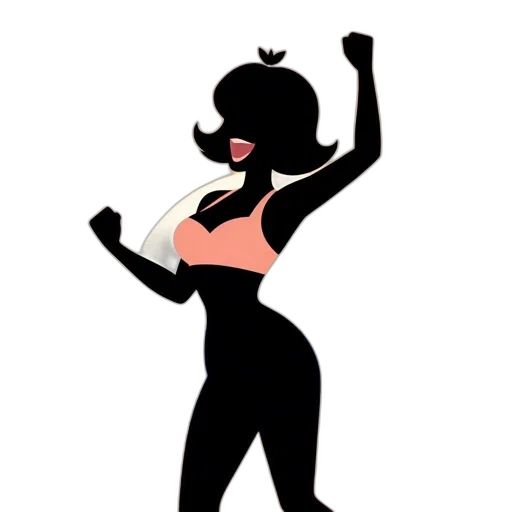 dress, cartoon, concept art, comic book art transparent PNG cut-out