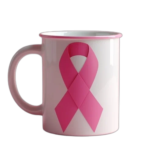 3d render, pink, ribbon, support transparent PNG cut-out