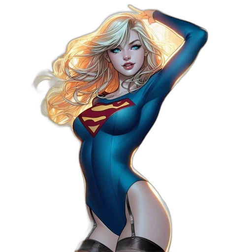 comic book art, concept art, cartoon, fantasy art transparent PNG cut-out