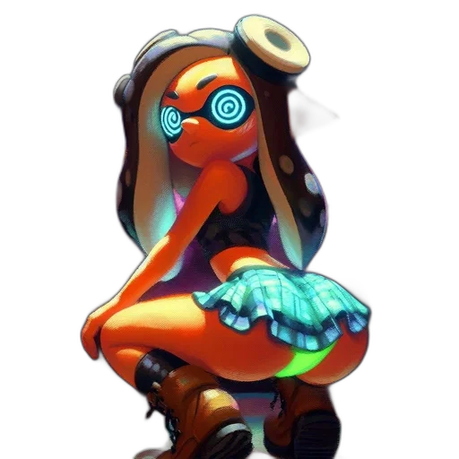 robot, staff, weapon, dress transparent PNG cut-out