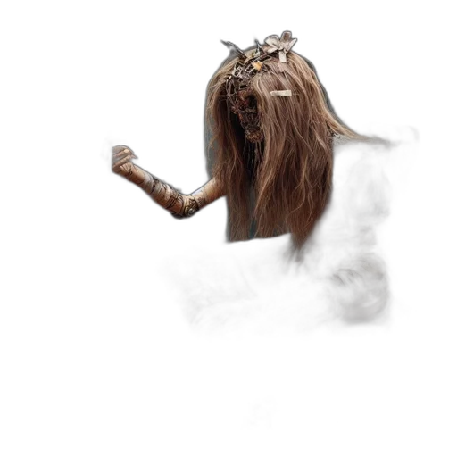 hair, creature, animal, crown transparent PNG cut-out