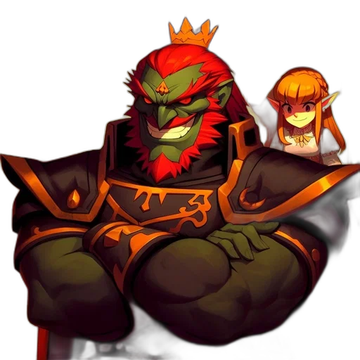 crown, mask, staff, concept art transparent PNG cut-out