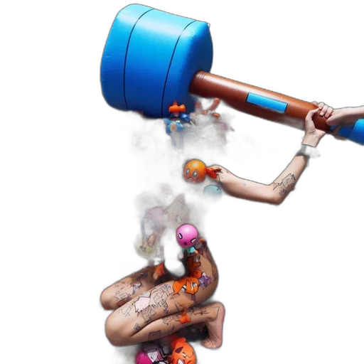 weapon, robot, staff, concept art transparent PNG cut-out