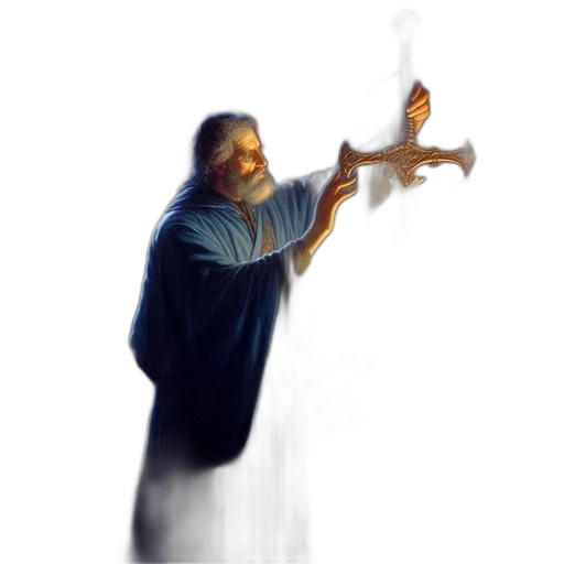 weapon, sword, staff, creature transparent PNG cut-out